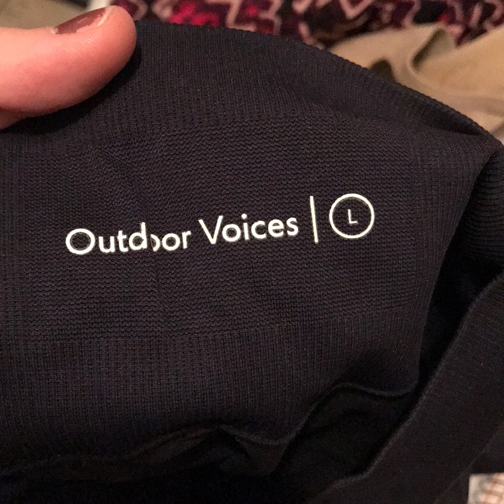Outdoor voices navy leggings